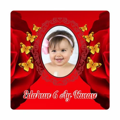 6 Ay Kınası Temalı Magnet